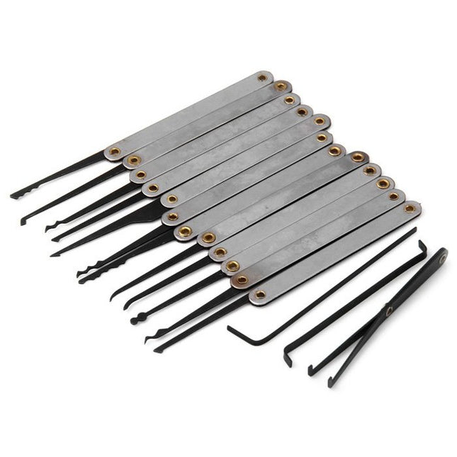 Goso 15-delige lockpick set met gratis oefenslot!