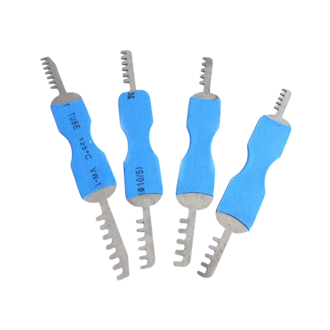 Peignes de crochetage Goso (4 pièces) – Pour cadenas à double rangée