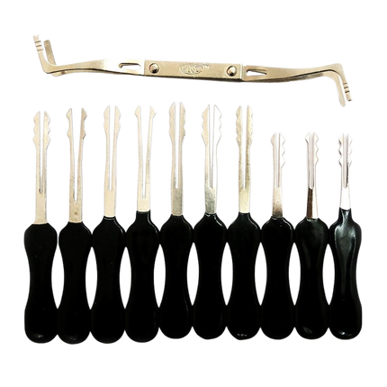 Goso 11-delige dubbelzijdige lockpick set