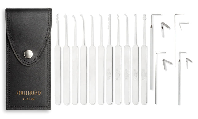 Kit de crochetage Southord (15 pièces, slim-line)