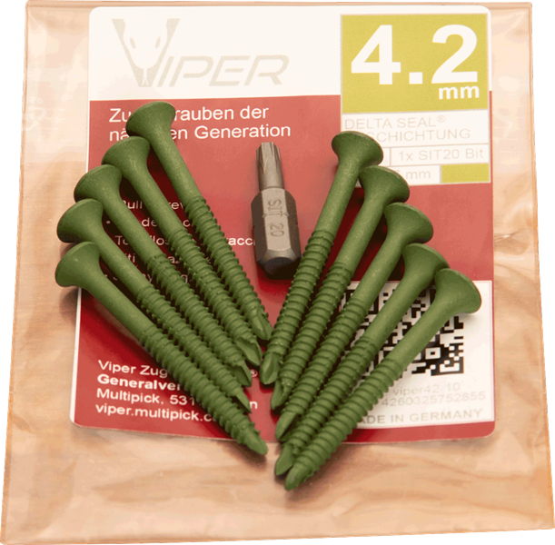 Vis extractrices 4,2 mm - Pro - 10 pièces