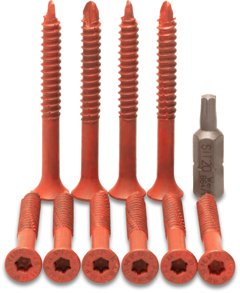 Vis extractrices 4,8 mm - Pro - 10 pièces