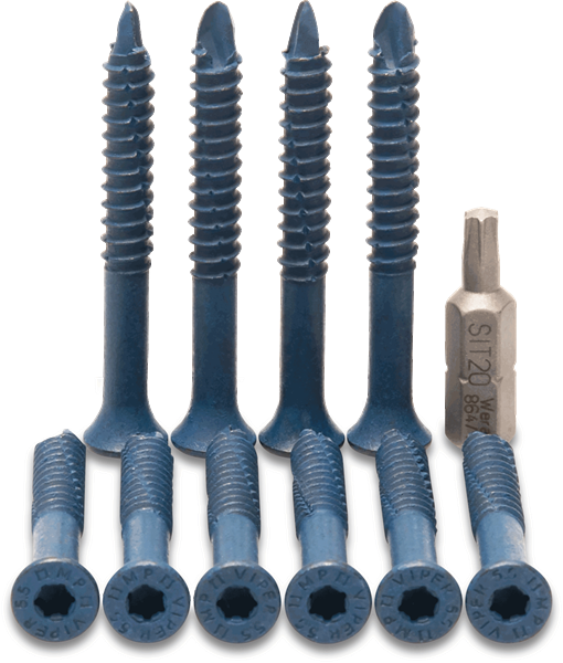 Vis extractrices 5,5 mm - Pro - 10 pièces