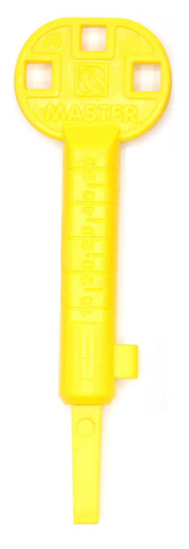 Clé de chantier plastique longue