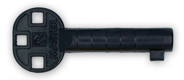 Clé de chantier plastique courte